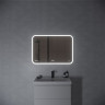 Зеркало CERSANIT LED DESIGN PRO 070 100 bluetooth часы с подсветкой прямоугольное KN-LU-LED070*100-p-Os